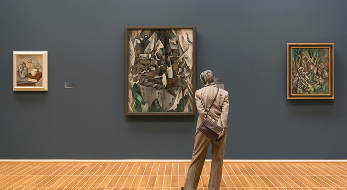 Installation view of The Cubist Cosmos: from Picasso to Léger, Kunstmuseum Basel © Julian Salinas