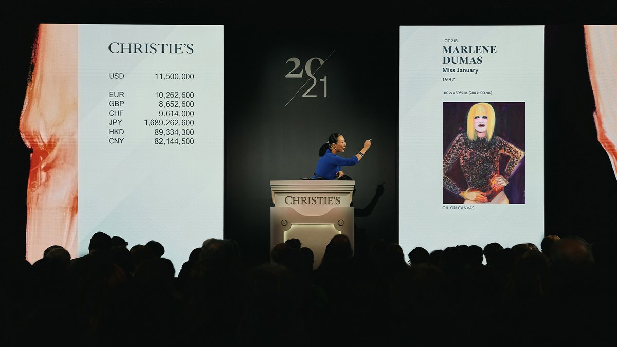 Instagram was key to announcing the May sale of Marlene Dumas’s Miss January Christie’s Images Ltd