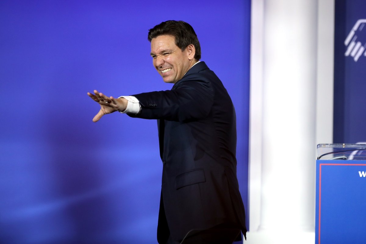 Florida governor Ron DeSantis Photo by Gage Skidmore, via Flickr