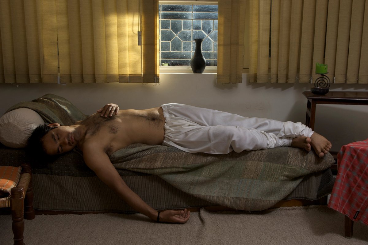 Sunil Gupta's Untitled #7, 2008, From the series The New Pre-Raphaelites Courtesy the artist and Hales Gallery, Stephen Bulger Gallery and Vadehra Art Gallery © Sunil Gupta. All Rights Reserved, DACS 2020