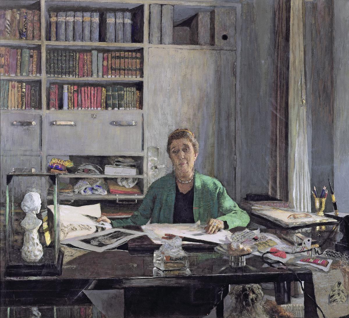 Édouard Vuillard’s 1933 portrait of Jeanne Lanvin www.bridgemanart.com