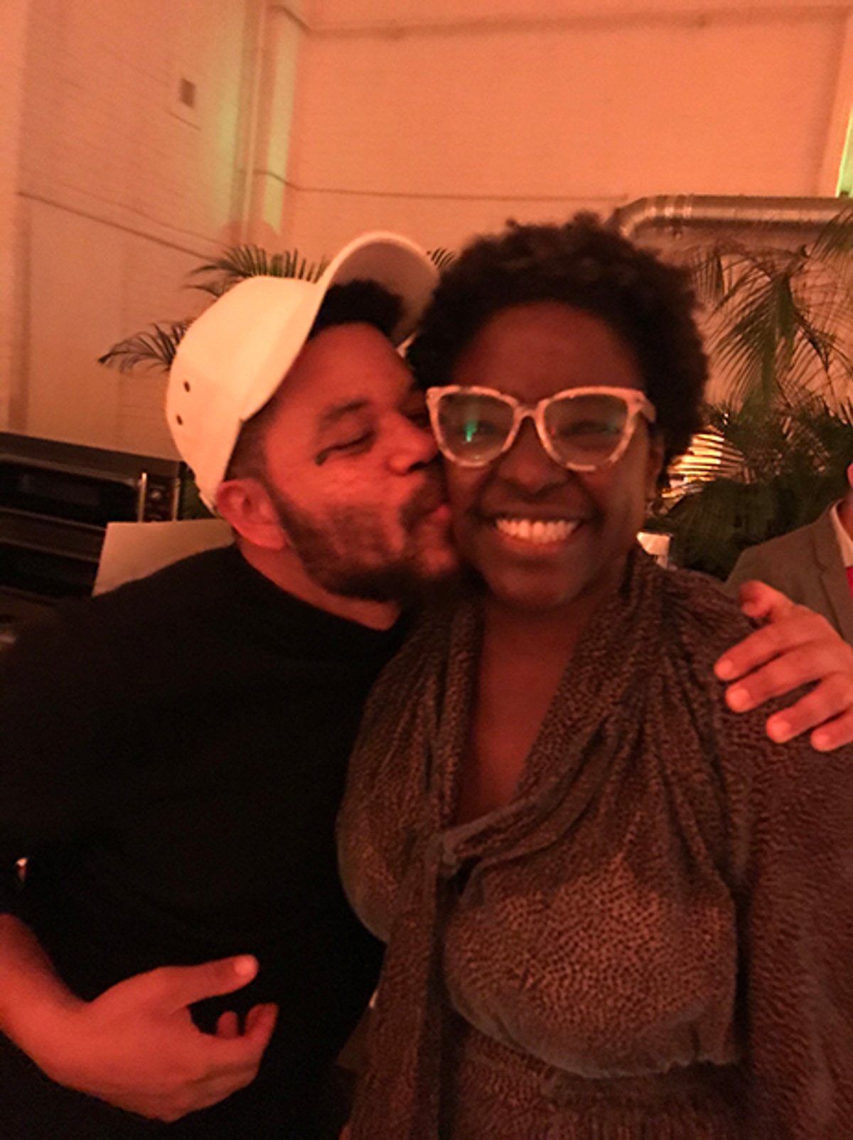 Oscar Murillo and Elvira Dyangani Ose Courtesy of Louisa Buck