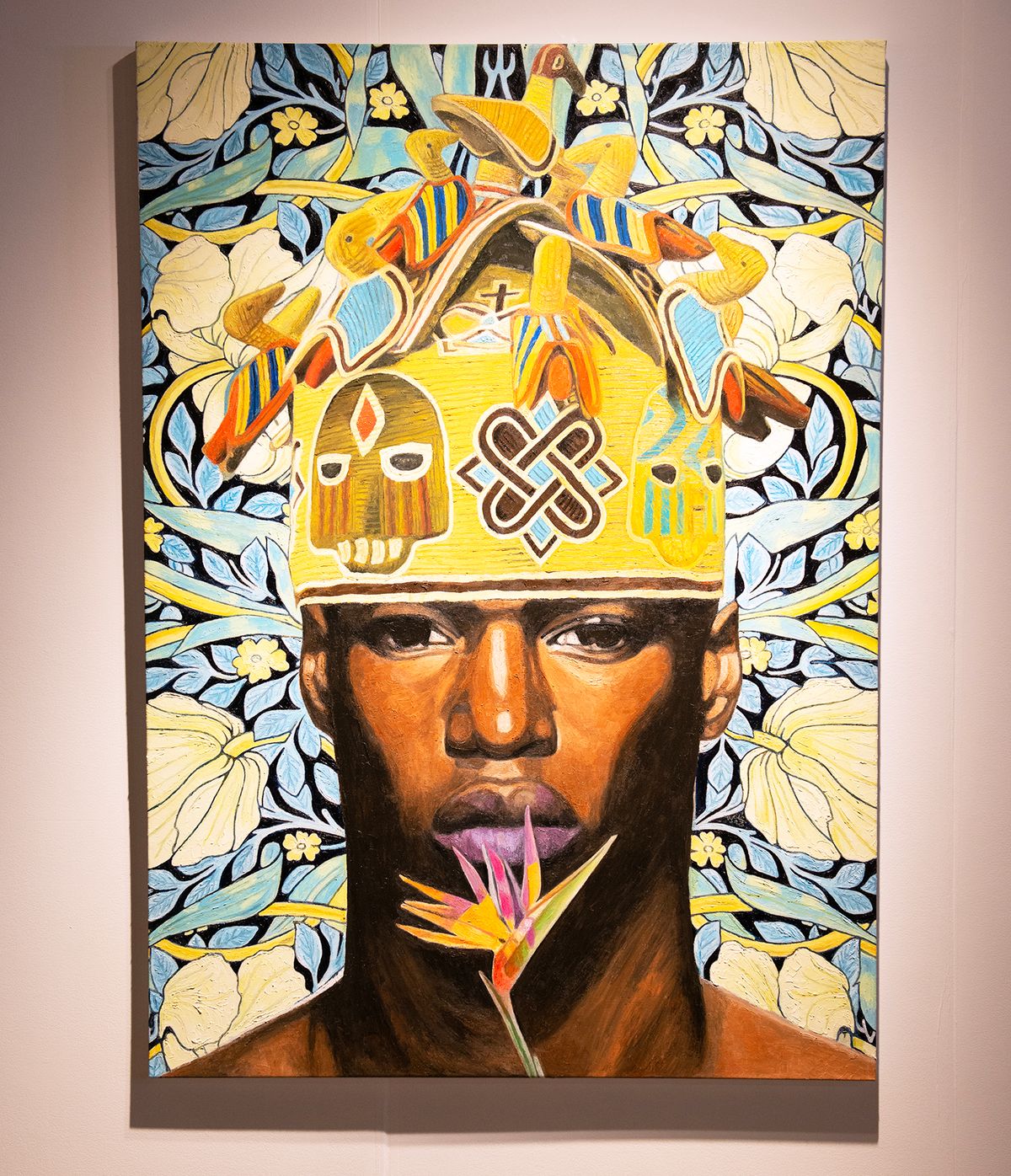 Wole Lagunju's Irawo II (2023) was acquired by the St Louis Art Museum in Missouri. Courtesy the artist, Montague Contemporary and Expo Chicago