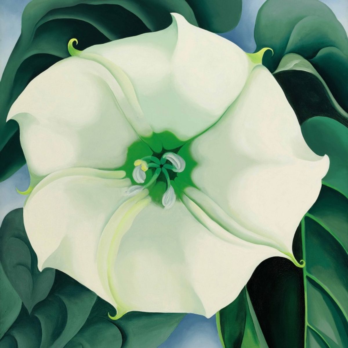 Georgia O'Keeffe's Jimson Weed/White Flower No. 1 (1932) Courtesy Sotheby's.