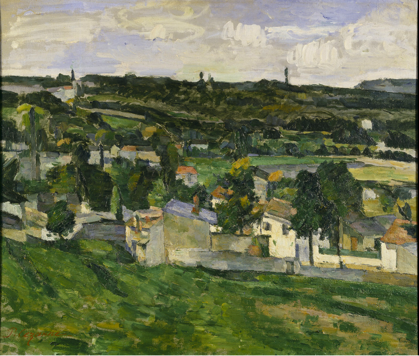 Cézanne's View of Auvers-sur-Oise (1879-80) 