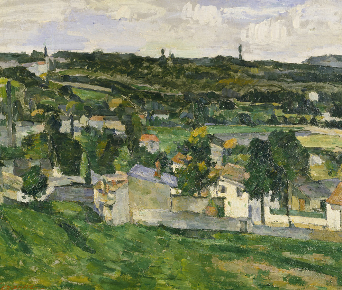 Cézanne's View of Auvers-sur-Oise (1879-80) 