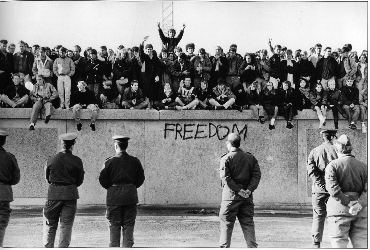 The Wall in November 1989 Photo: University of Minnesota Institute of Advanced Studies