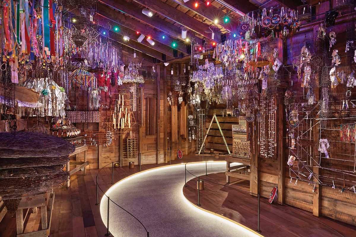 Emery Blagdon created The Healing Machine to channel the curative properties of minerals and magnetic fields Photo: Rich Maciejewski. Courtesy of the John Michael Kohler Arts Center