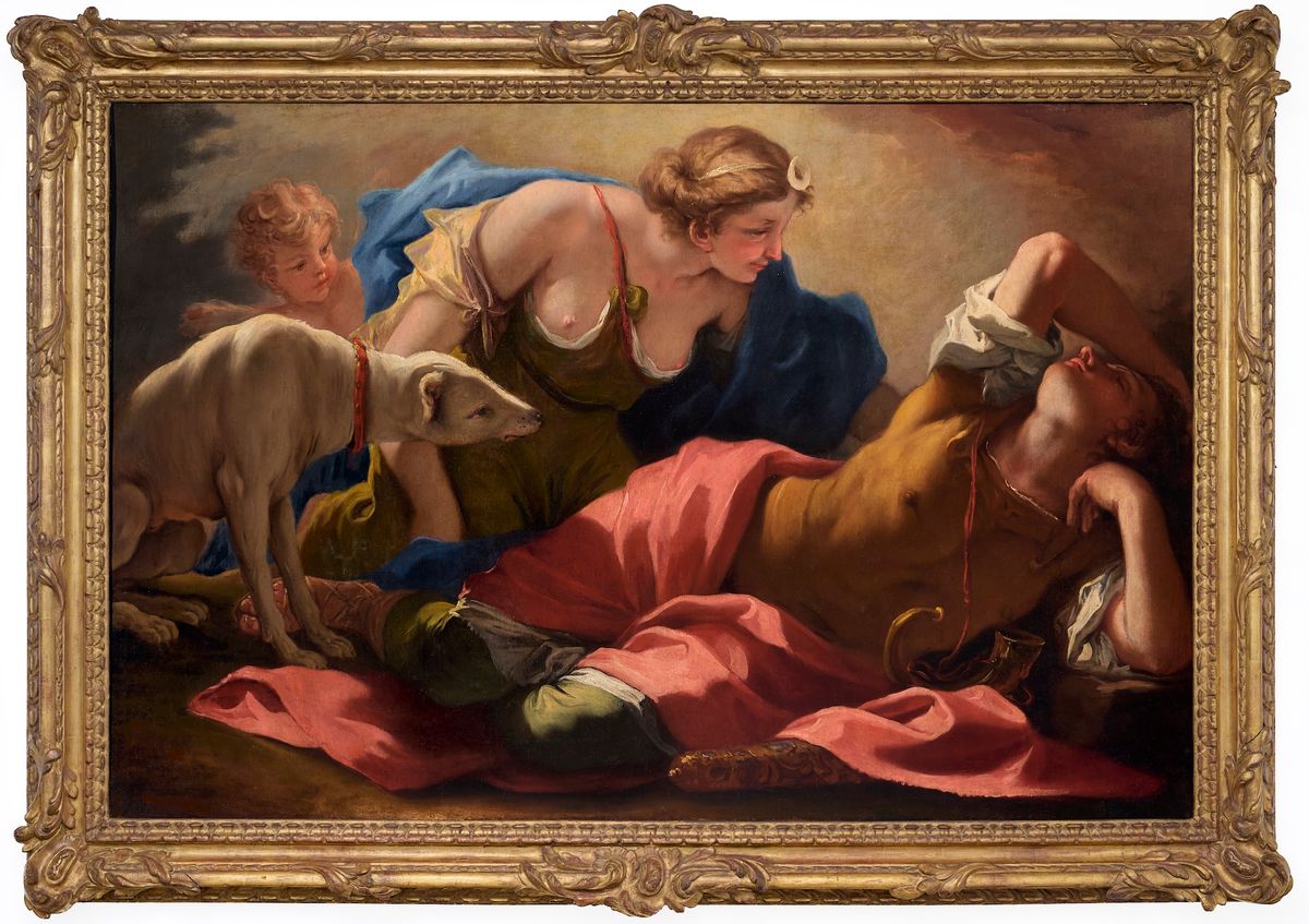 Sebastiano Ricci, Diana and Endymion, around 1720 Christopher Bishop Fine Art