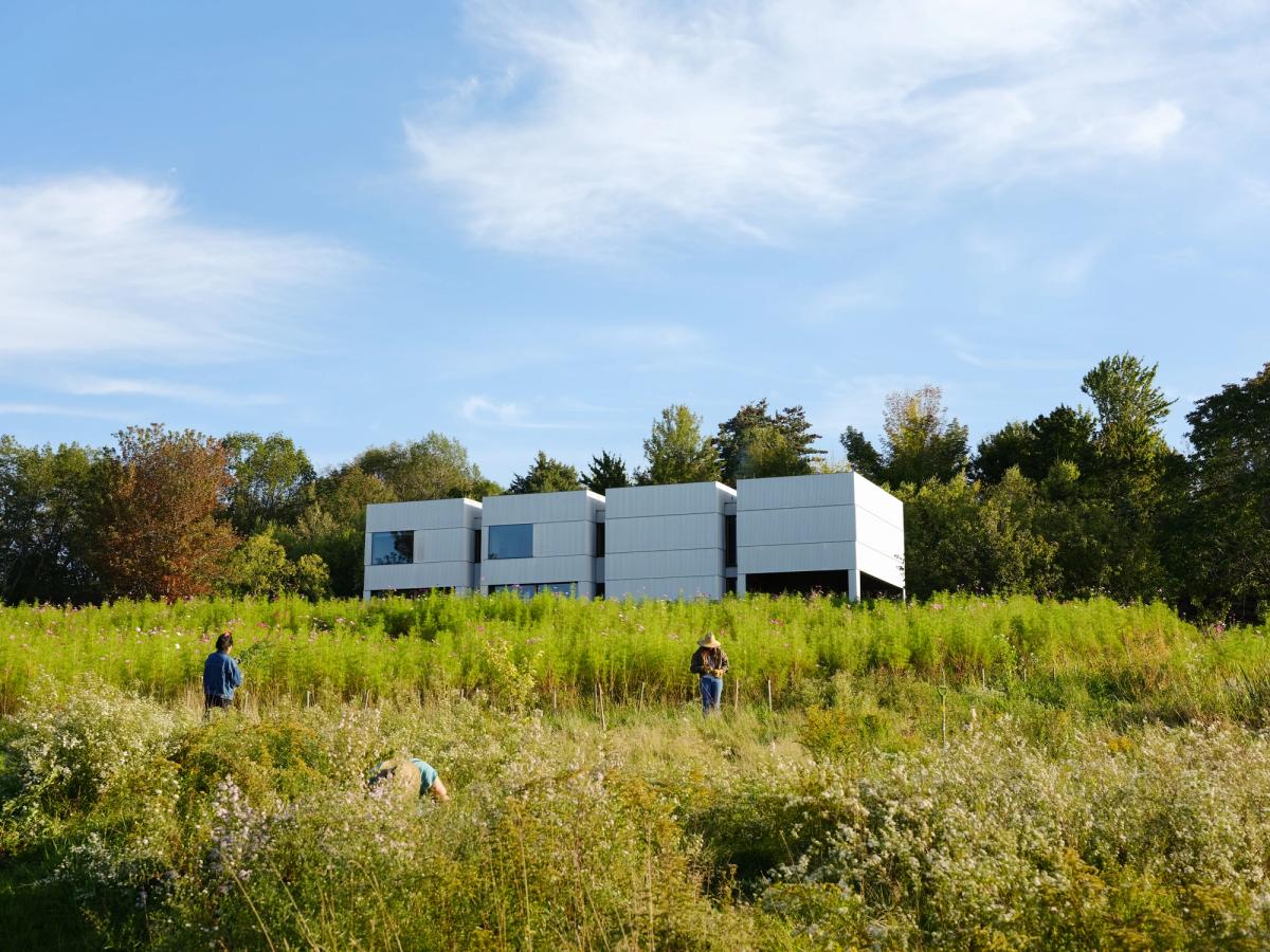 The Ai Weiwei-designed Forge Project facility in upstate New York. Photo by Thatcher Keats, courtesy of Forge Project