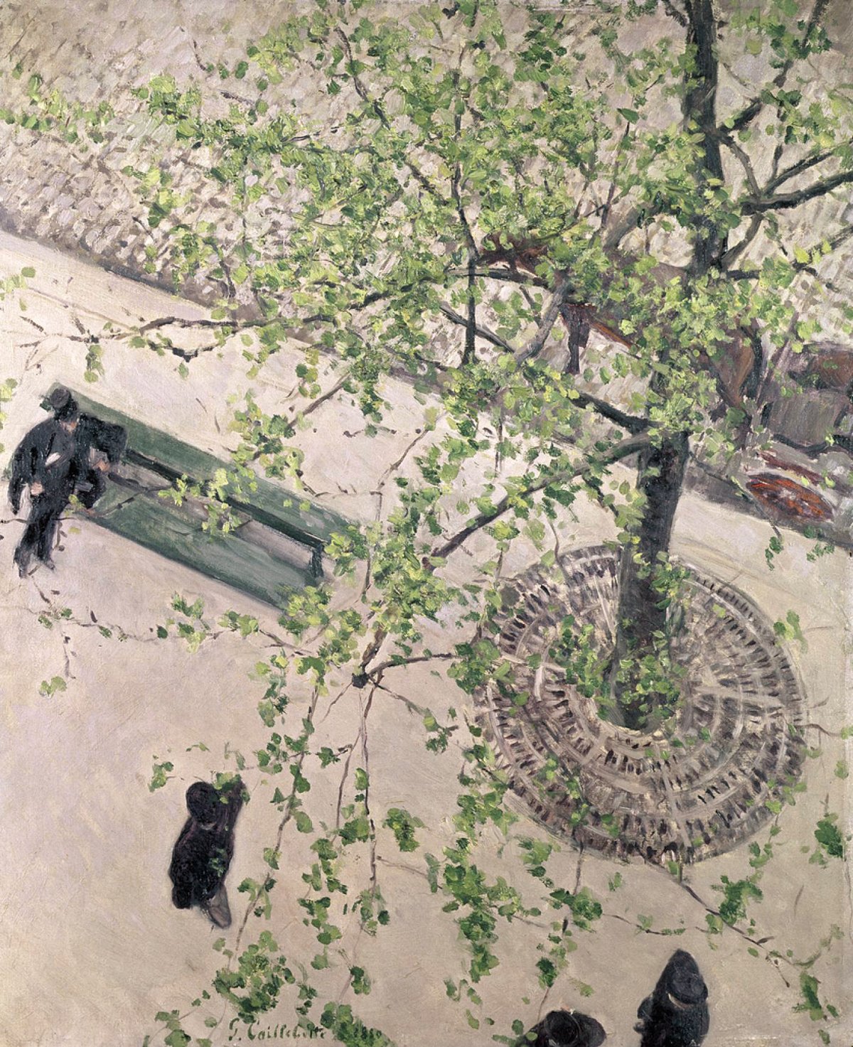 Gustave Caillebotte’s Boulevard vu d’en haut (1880) was designated a trésor national in February 2026 and its export remains barred until August 2028 Private collection