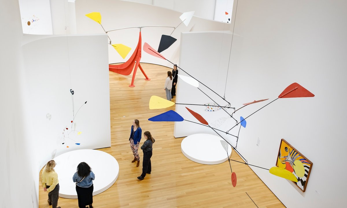 A theatrical new Calder exhibition staged in Seattle