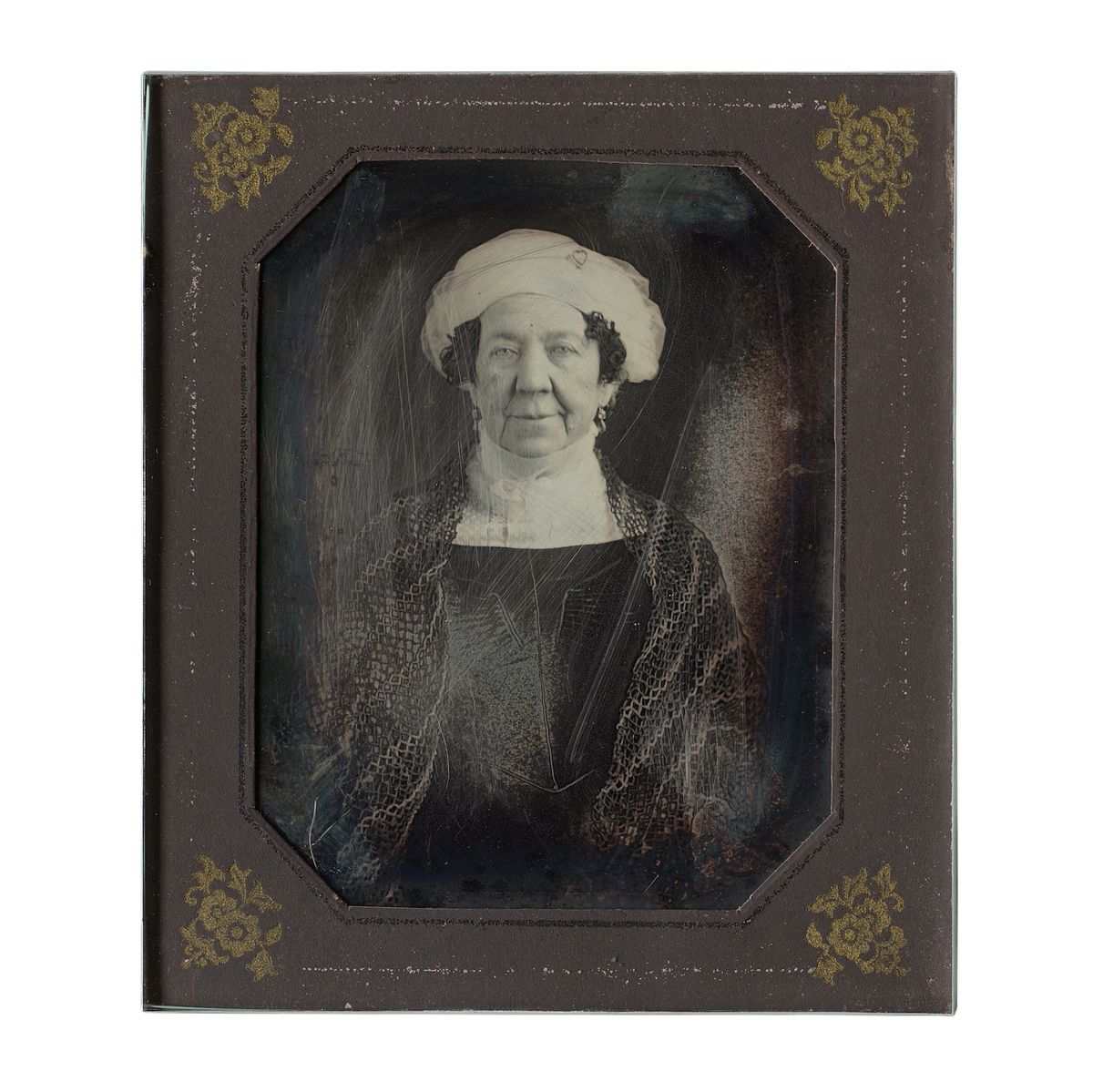 The Dolley Madison daguerreotype by John Plumbe Jr. from around 1846 National Portrait Gallery