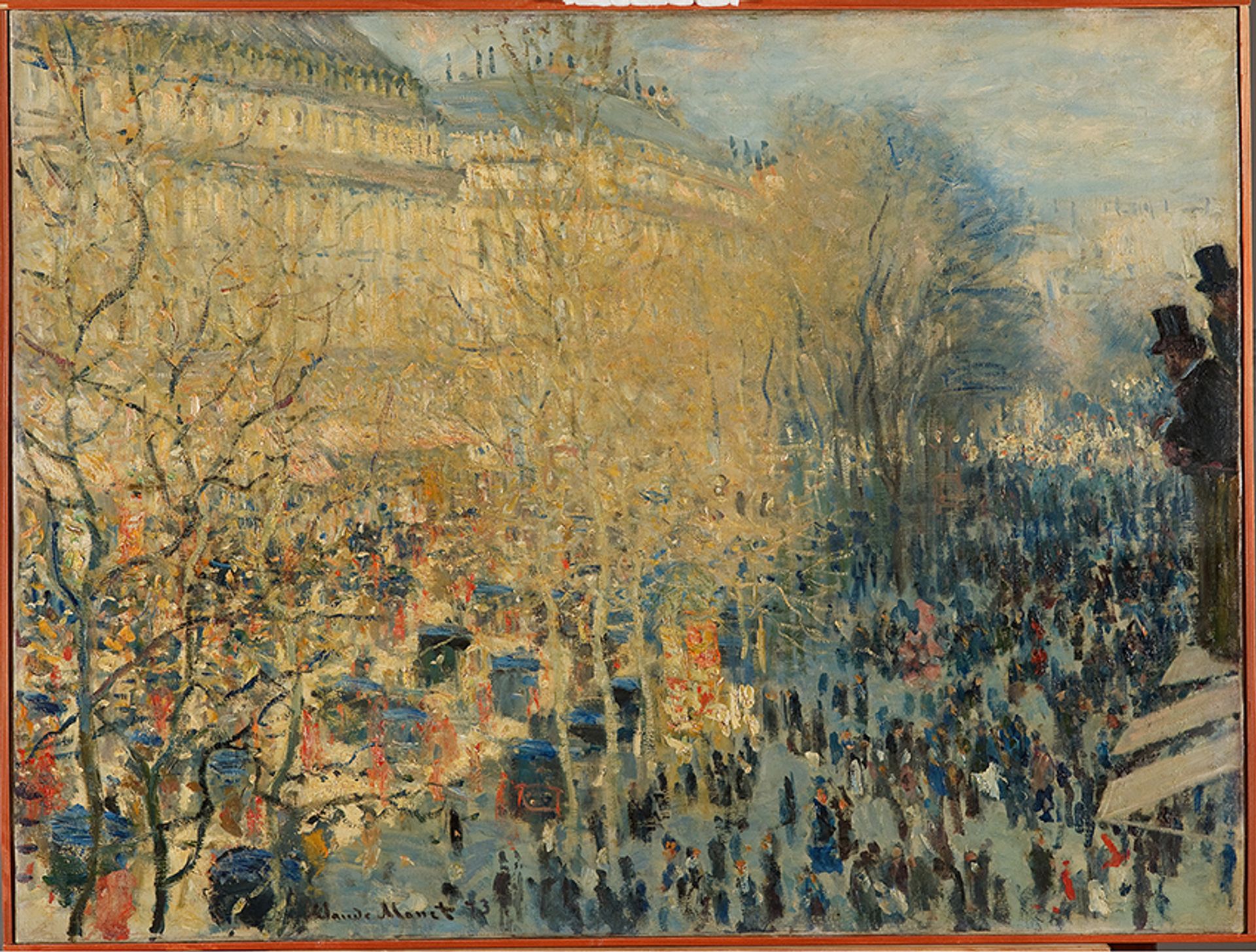 Claude Monet's Le Boulevard des Capucines, Paris (1873) The State Pushkin Museum of Fine Arts, Moscow