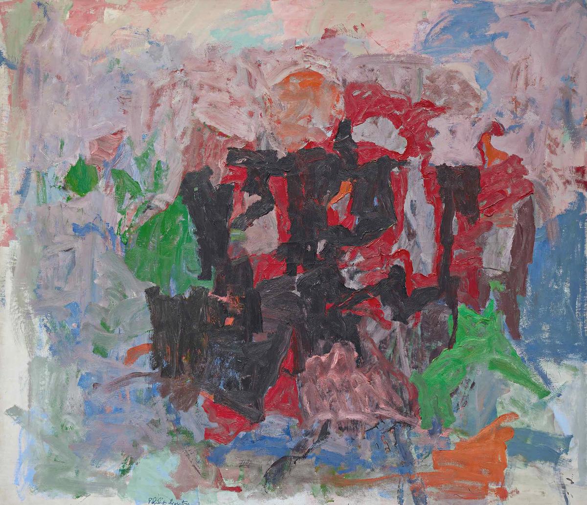 Philip Guston's Nile (1957) will be offered at Sotheby's New York for between $20m and $30m. Courtesy of Sotheby's