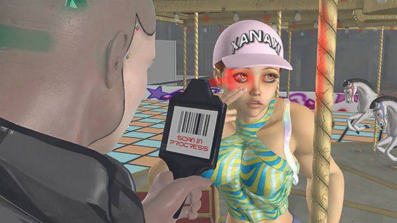 The Dream Journal 2016-2019 (2019) video installation draws on Rafman’s dreams 