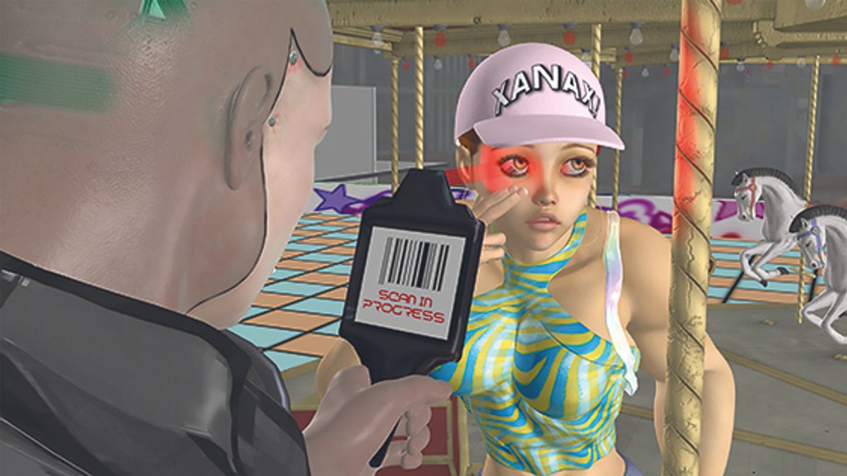 The Dream Journal 2016-2019 (2019) video installation draws on Rafman’s dreams