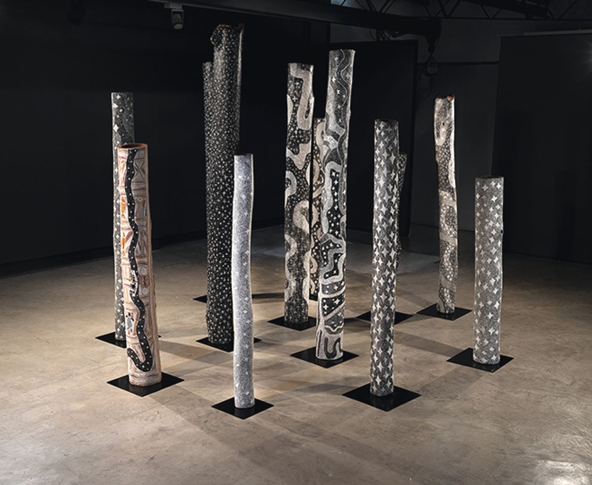 The show’s artists include Naminapu Maymuru-White, from the Maŋgalili clan in Australia’s Northern Territory

Naminapu Maymuru-White, Sullivan+Strumpf
