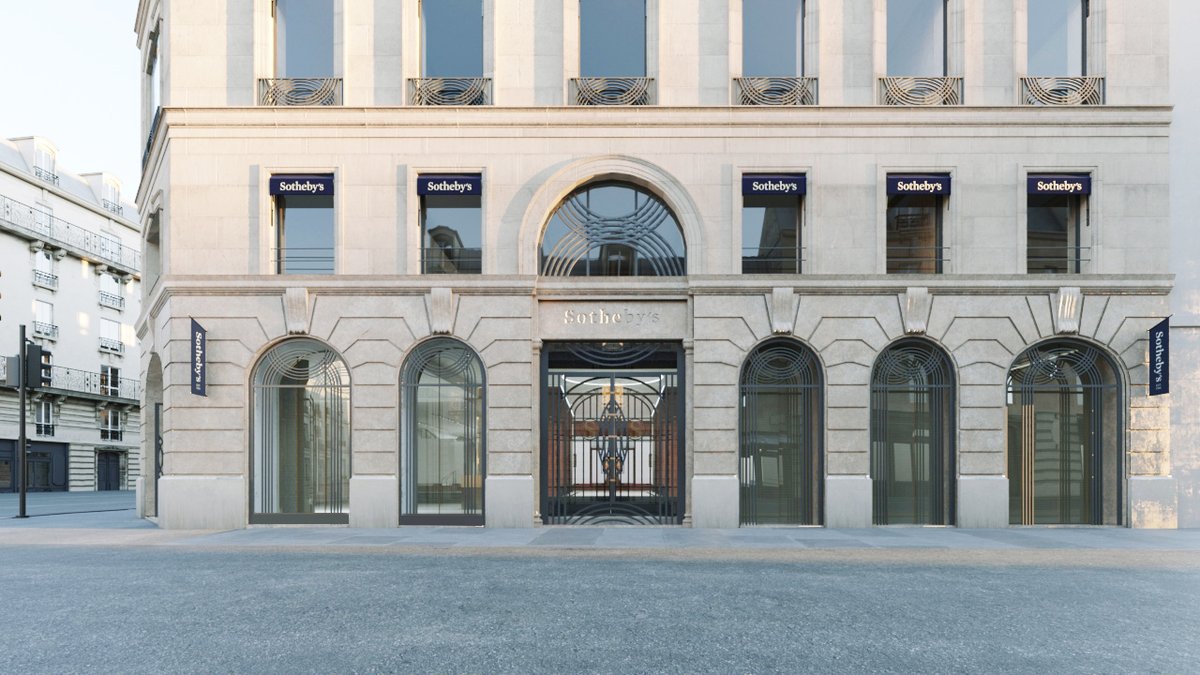 A rendering of the new Sotheby's Paris in the 8th arrondissement, set to open in October
Courtesy Sotheby's