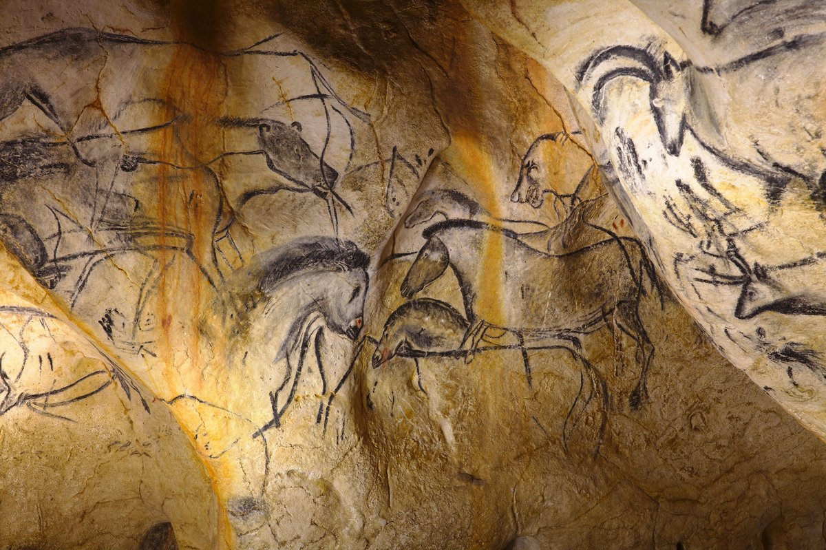 The 36,000-year-old drawings and paintings of the Chauvet cave in southeastern France have been closed to the public since the site was discovered by chance in 1994 Photo: © David Huguet