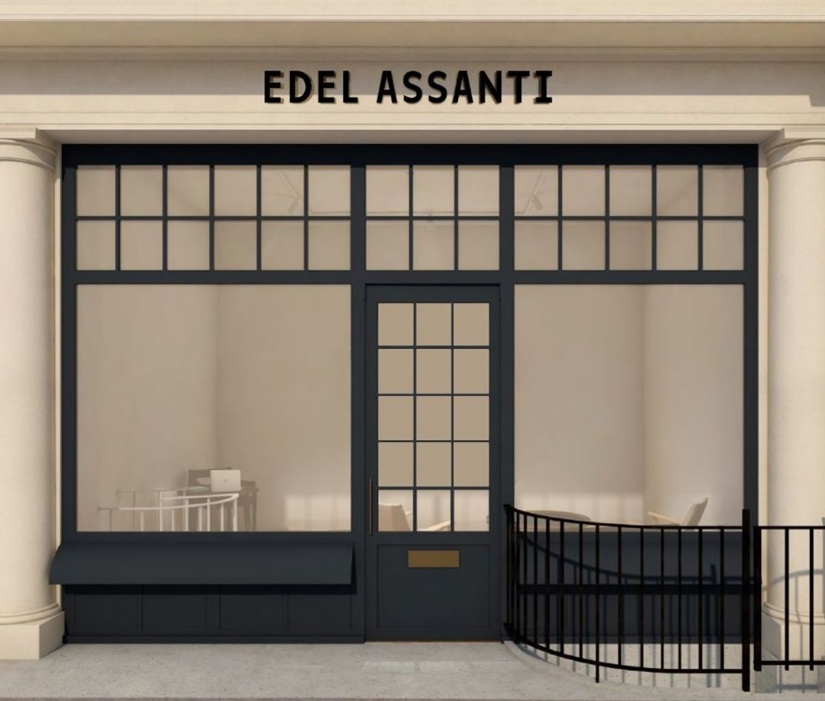 Rendering of Edel Assanti's new Bury Street gallery 

Courtesy of Edel Assanti