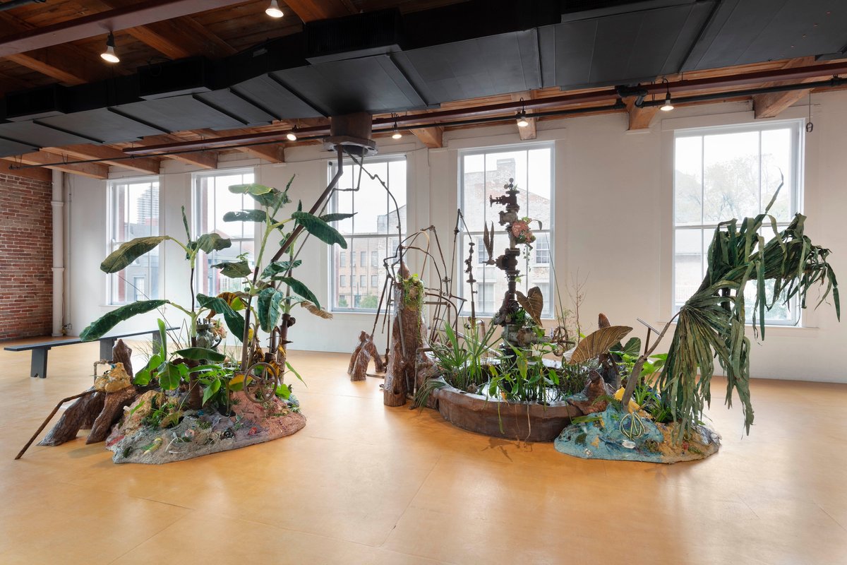 Hannah Chalew’s Orphan Well Gamma Garden (2024), which appeared in Prospect New Orleans’s latest edition, references the long arm of Louisiana’s oil and gas industry Photo by Jonathan Traviesa