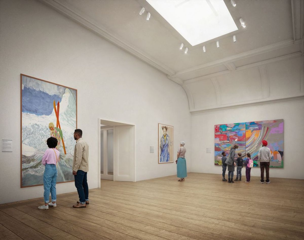 A rendering of the Blavatnik Contemporary Galleries
Secchi Smith