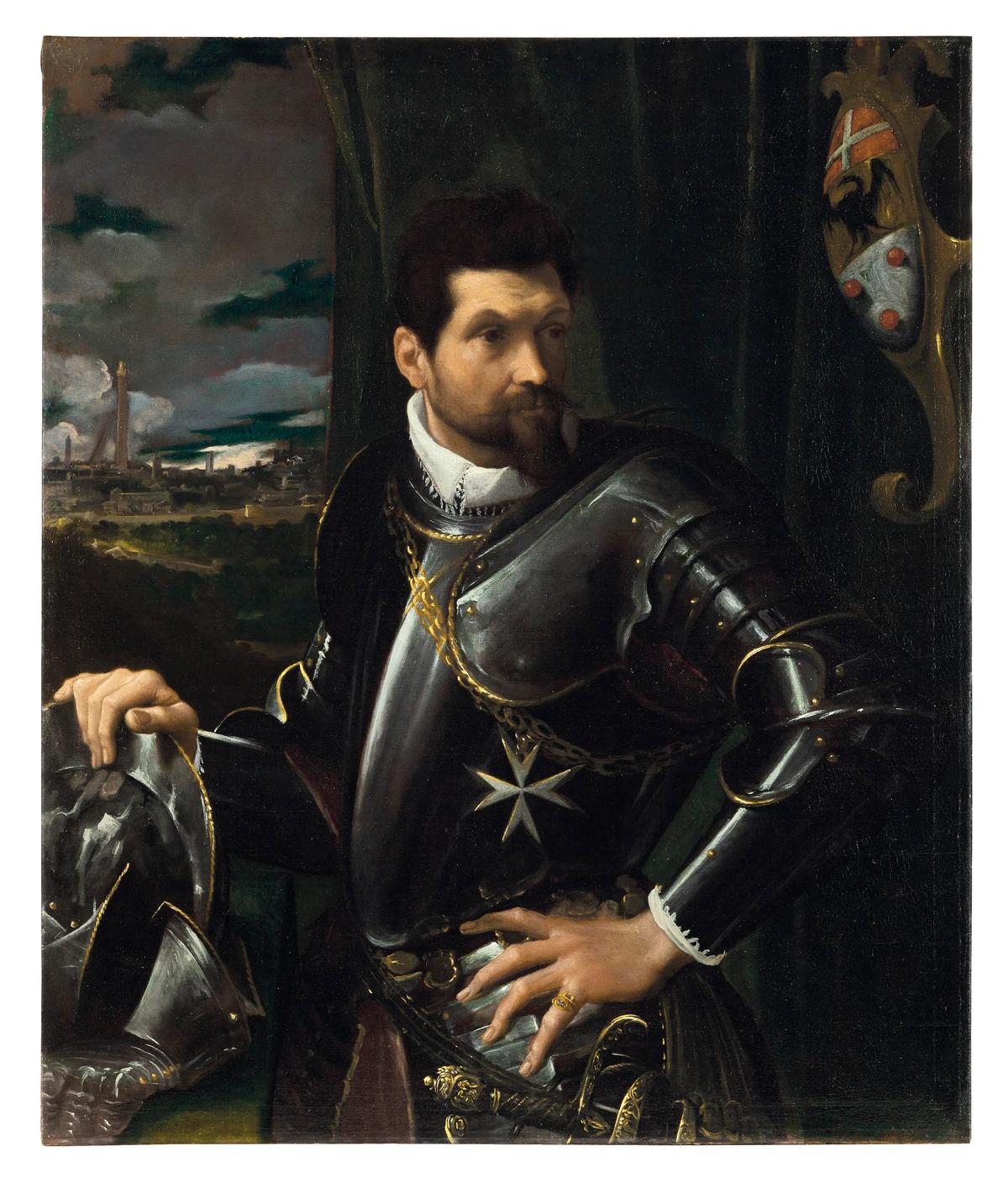 Ludovico Carracci's Portrait of Carlo Alberto Rati Opizzoni in armour (around 1597-1600), sold for £4.3m (£5m with fees) Christie's