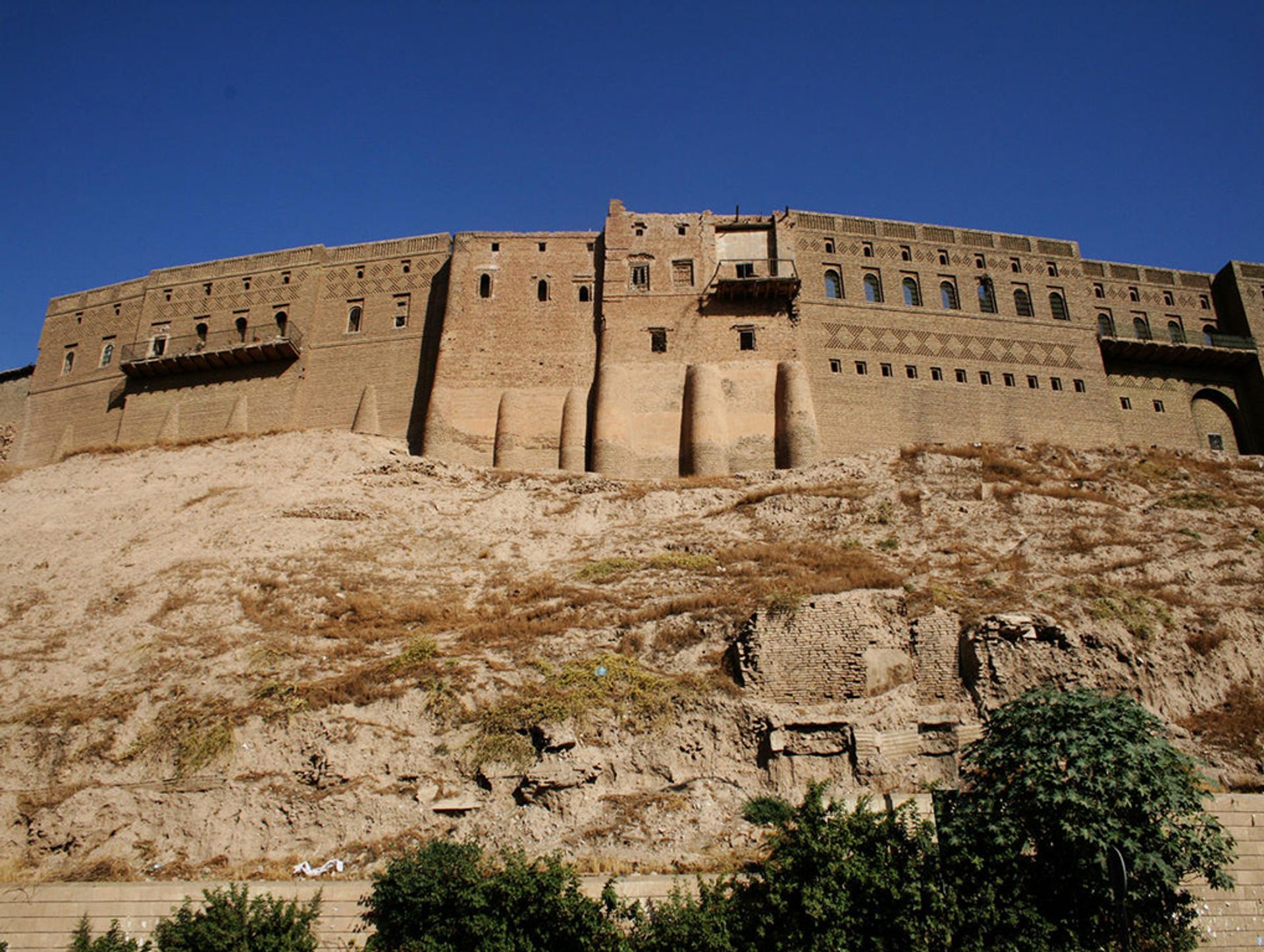 The Erbil Citadel in northern Iraq Courtesy of the High Commission for Erbil Citadel Revitalisation
