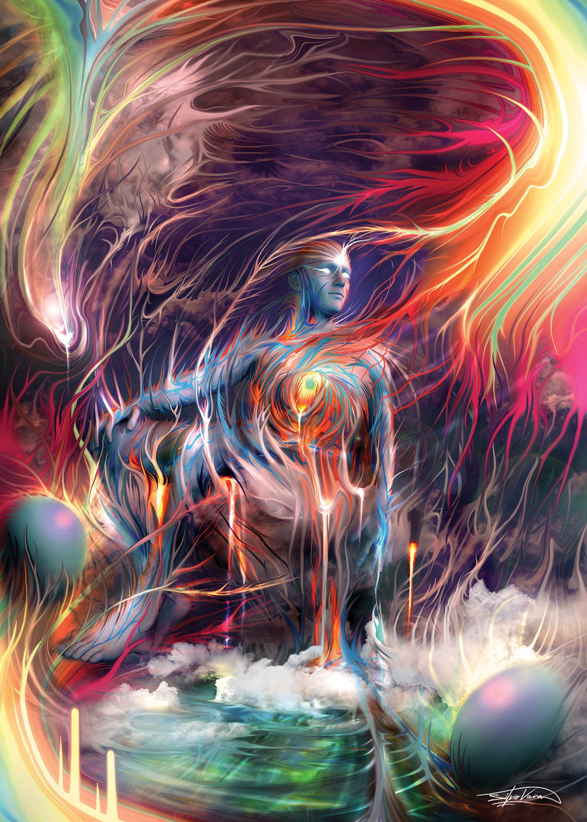 Silvio Vieira’s digital work Contemplation (of Creation), 2020, is owned by Metakovan, who also bought the now-famous Beeple work at Christie’s for $69m www.silviovieira.com