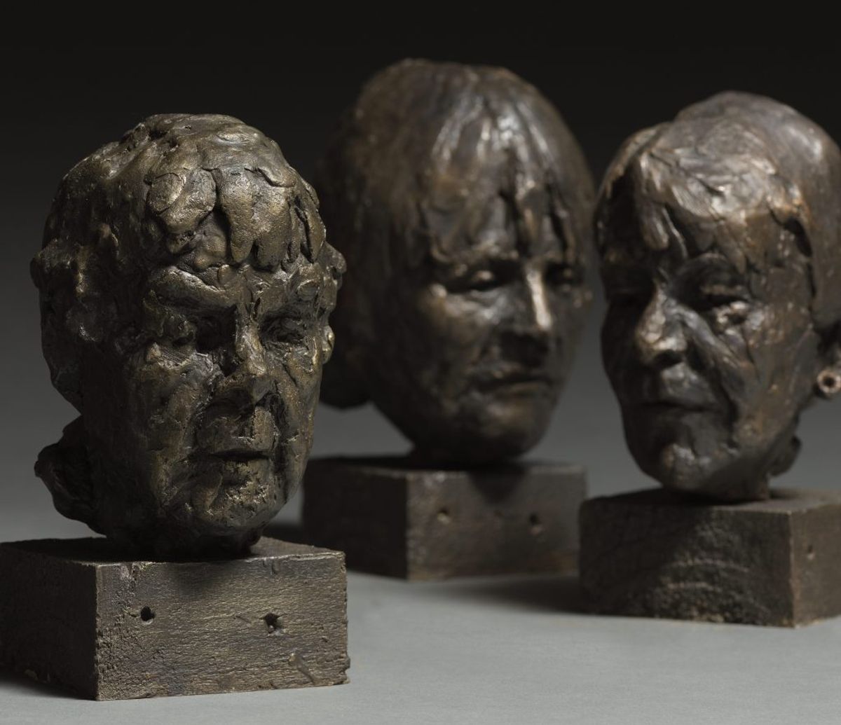 Laurence Edwards's busts depict miners and their families from the Yorkshire town of Doncaster Image courtesy of Messums and Laurence Edwards