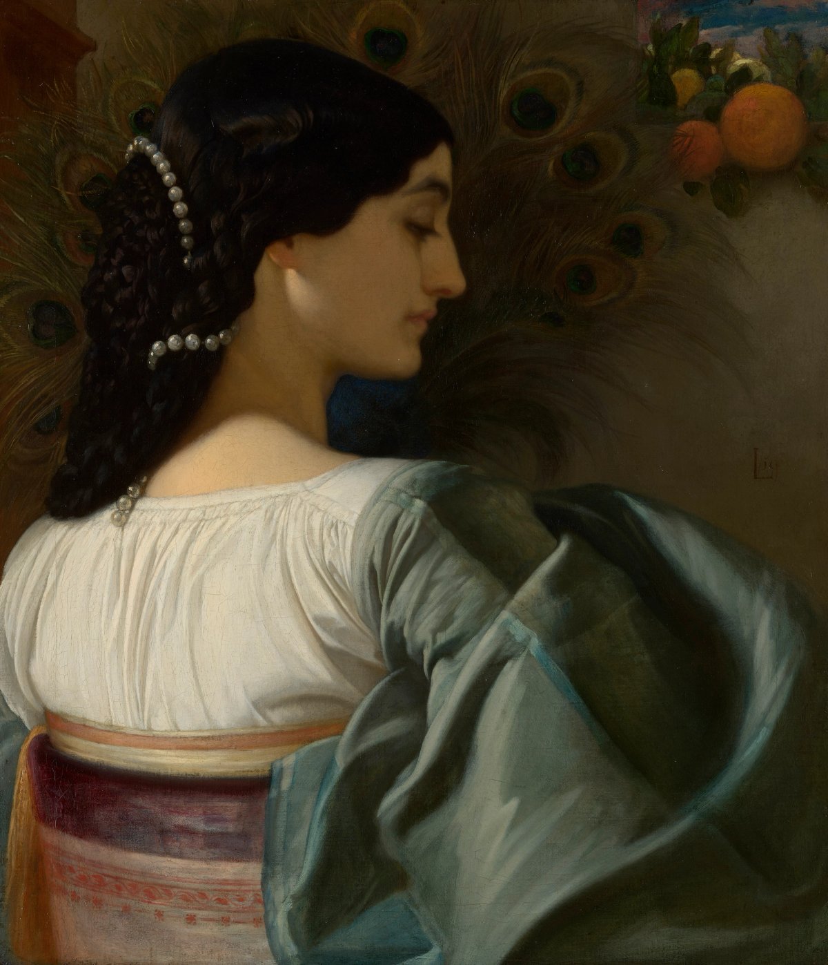 The portrait of the Roman beauty, called Nanna, was painted by Frederic Leighton © Royal Collection Enterprises Limited 2025 | Royal Collection Trust