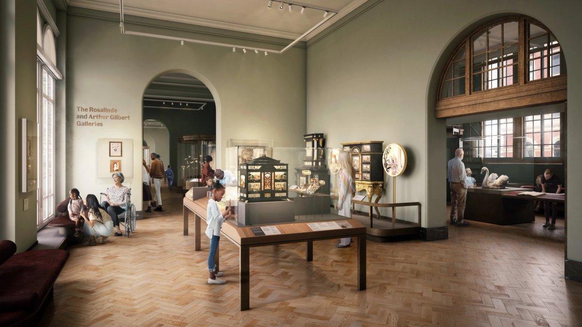 Gallery 70 of The Rosalinde and Arthur Gilbert Galleries at the V&A, opening March 2026. Designed by Citizens Design Bureau
Image © Secchi Smith, 2025