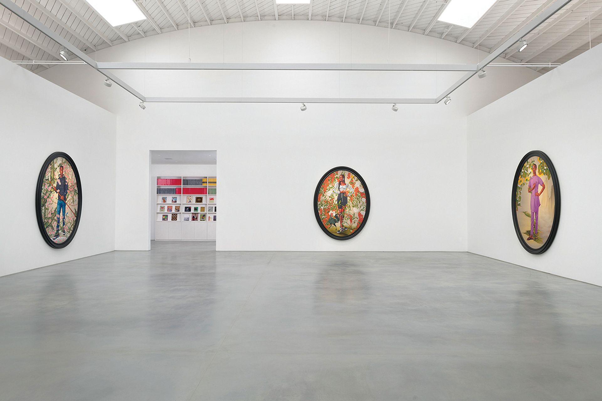 Roberts Projects opened in a former car showroom with a Kehinde Wiley exhibition Robert Wedemeyer