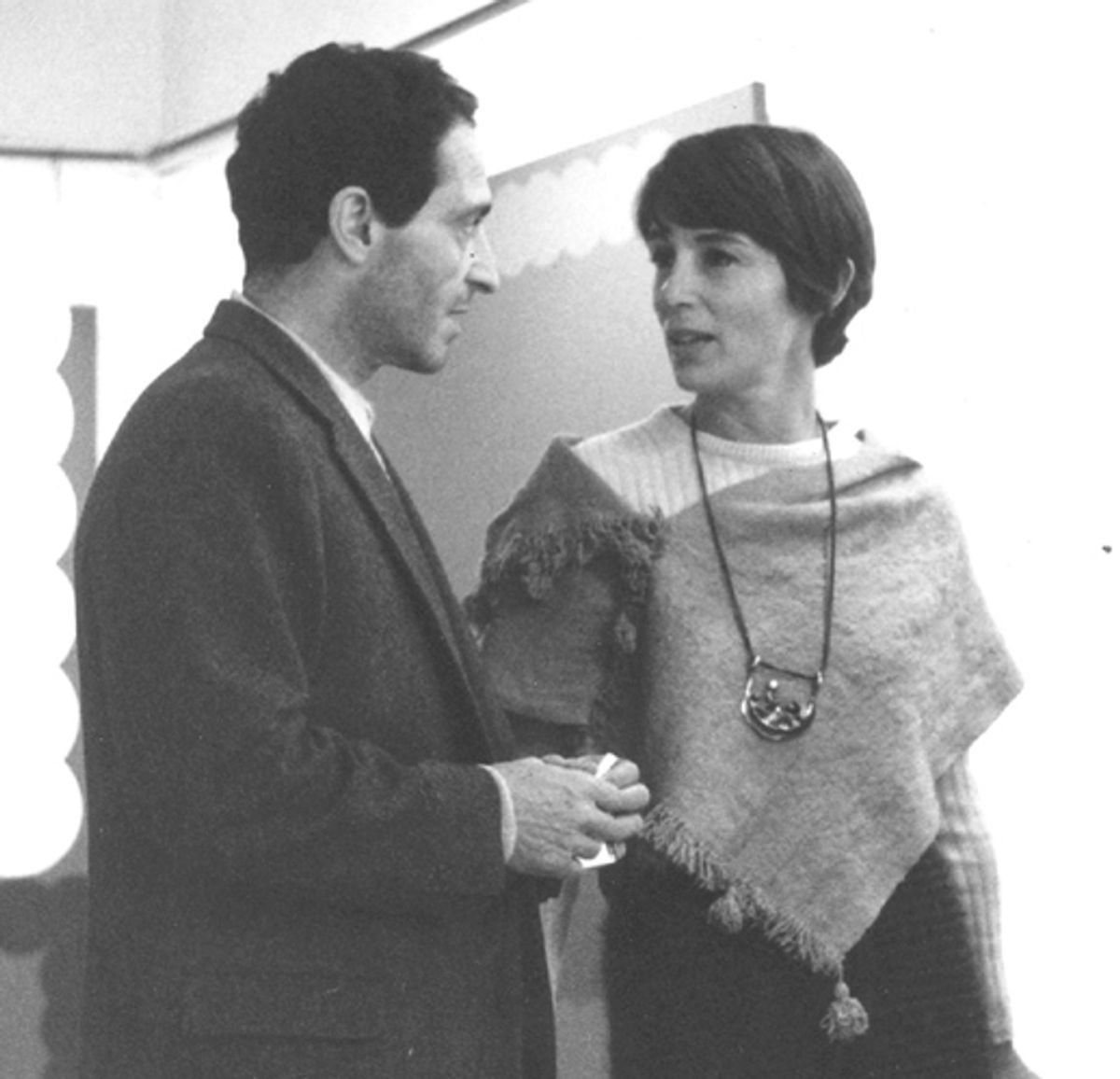 Marcia Hafif and Sandro Nitoglia, Rome, 1968 Marcia Hafif; Courtesy of Fergus McCaffrey, New York
