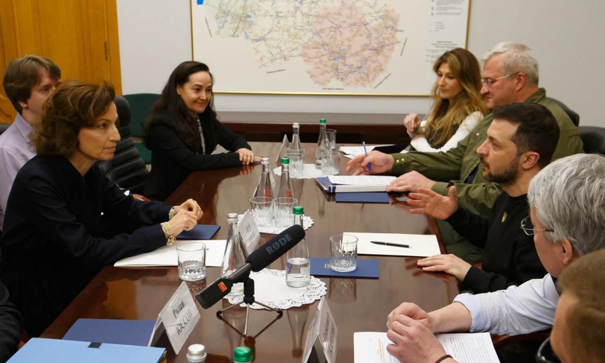 Unesco chief vows to help rebuild Ukraine’s heritage and culture—but .9bn investment is needed Unesco chief vows to help rebuild Ukraine’s heritage and culture—but .9bn investment is needed