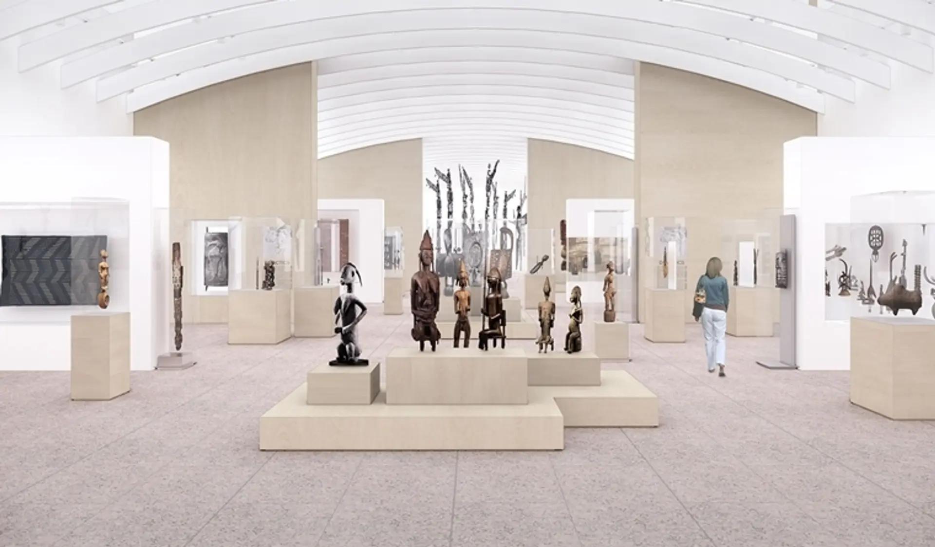 Rendering of the renovated wing. Courtesy wHY Architects and the Metropolitan Museum of Art.