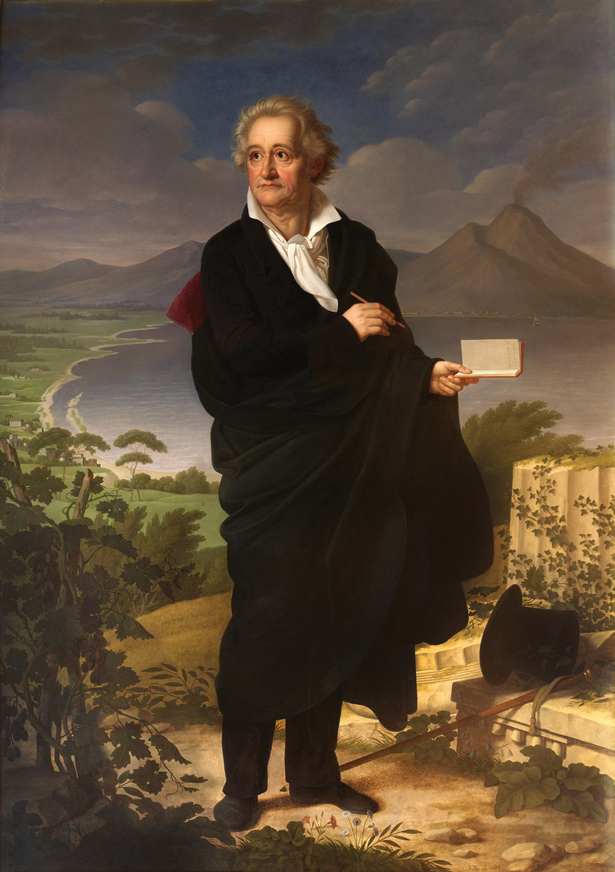 Heinrich Christoph Kolbe’s 1806 painting of Goethe © Friedrich-Schiller-Universität Jena, photo: Jan-Peter Kasper
