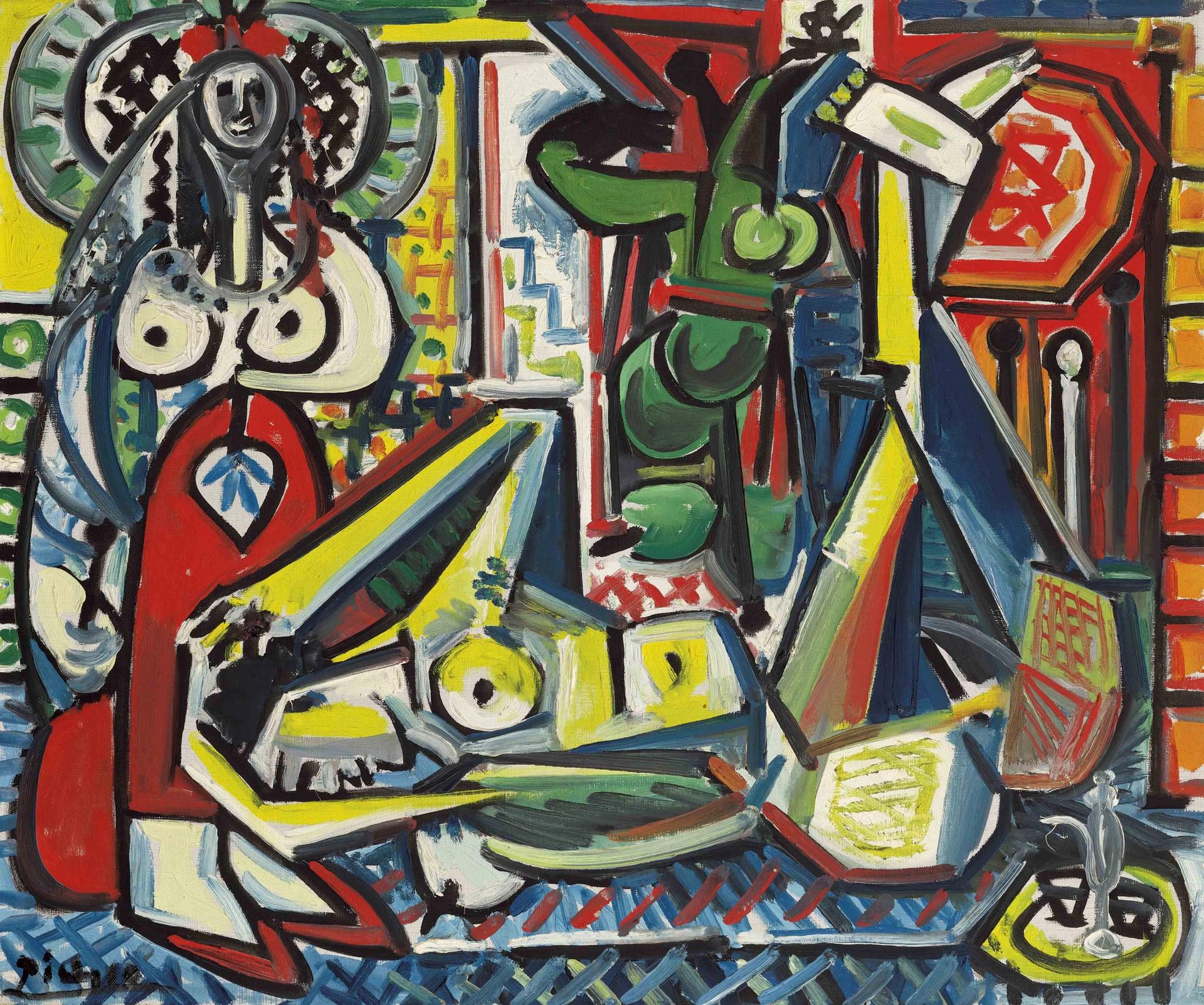 Picasso's Les femmes d'Alger (version 'F'), estimated in the region of $25m Courtesy of Christie's