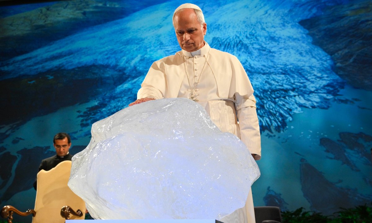 Olafur Eliasson's latest climate-themed work receives a blessing from the Pope