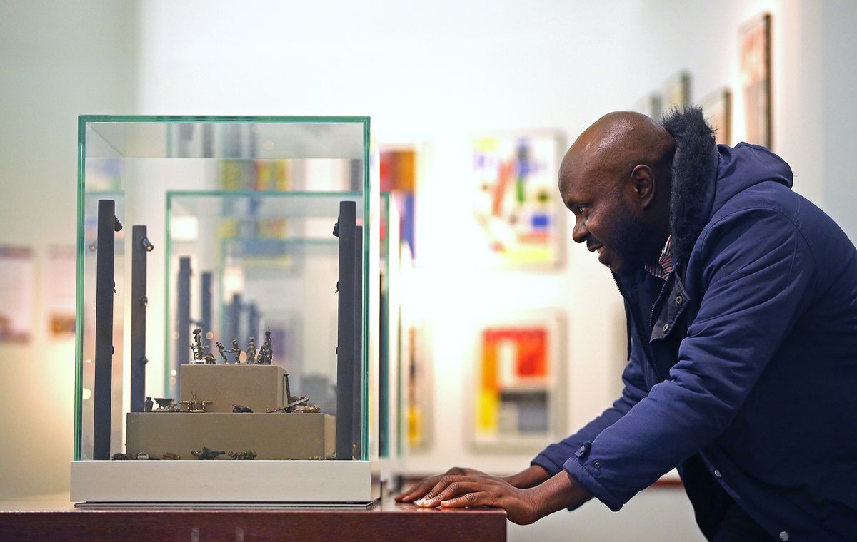 "I describe the gallery as it currently stands as racist,” says Emma Martin, the World Museum in Liverpool ’s lead curator of globalisation Photo: Gareth Jones