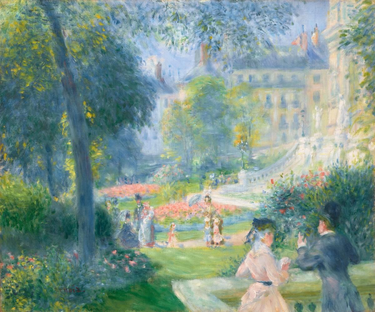 Square de la Trinité (1878-79) by Pierre-Auguste Renoir Courtesy Christie's