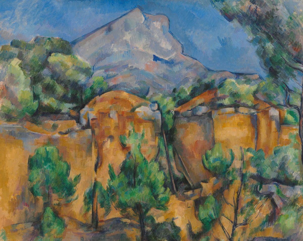 Cézanne, Montagne Sainte-Victoire Seen From Bibémus (1895-1900) Baltimore Museum of Art