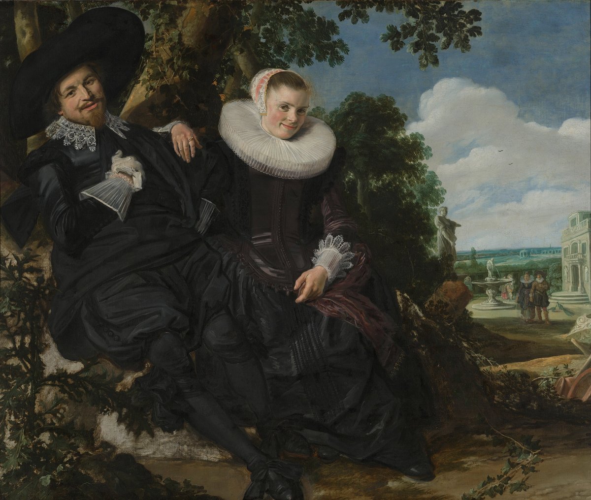 Frans Hals, Portrait of a Couple, probably Isaac Abrahamsz Massa and Beatrix van der Laen (around 1622), Rijksmuseum, Amsterdam