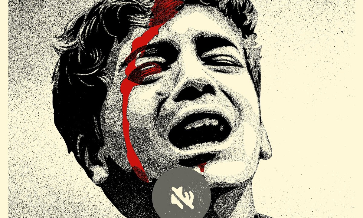 Big Shepard Fairey work calling for ceasefire in Gaza unfurled at Reina Sofia museum in Madrid Big Shepard Fairey work calling for ceasefire in Gaza unfurled at Reina Sofia museum in Madrid