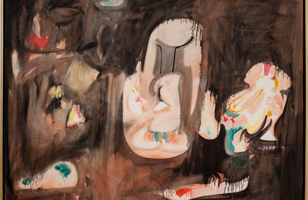 Arshile Gorky’s Pastoral (around 1947) 2017 The Arshile Gorky Foundation / Artists Rights Society (ARS), New York. Courtesy of Hauser & Wirth. Photo: Constance Mensh for the Philadelphia Museum of Art