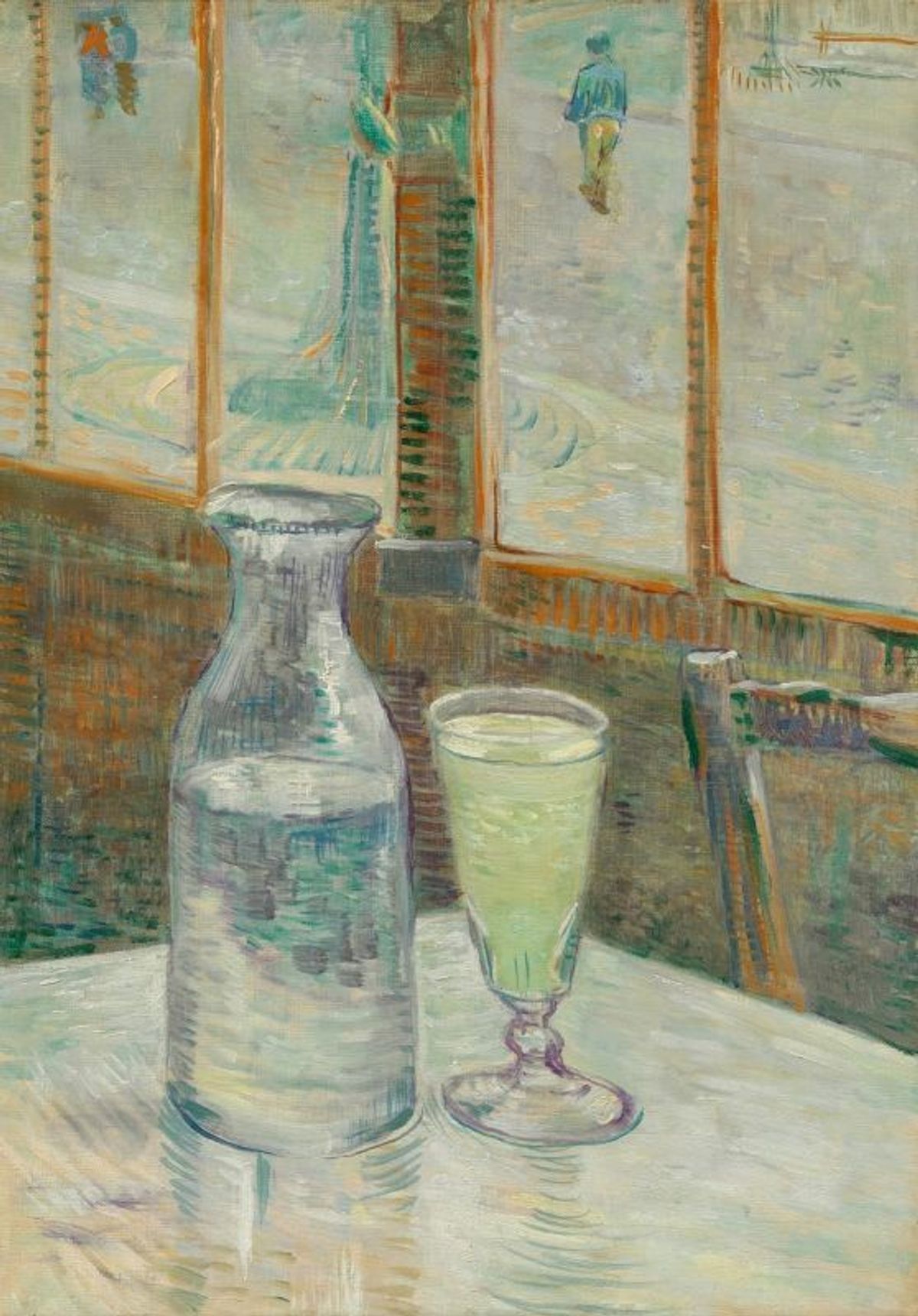 Vincent van Gogh’s Café Table with Absinthe (1887) Courtesy of the Van Gogh Museum, Amsterdam (Vincent van Gogh Foundation)