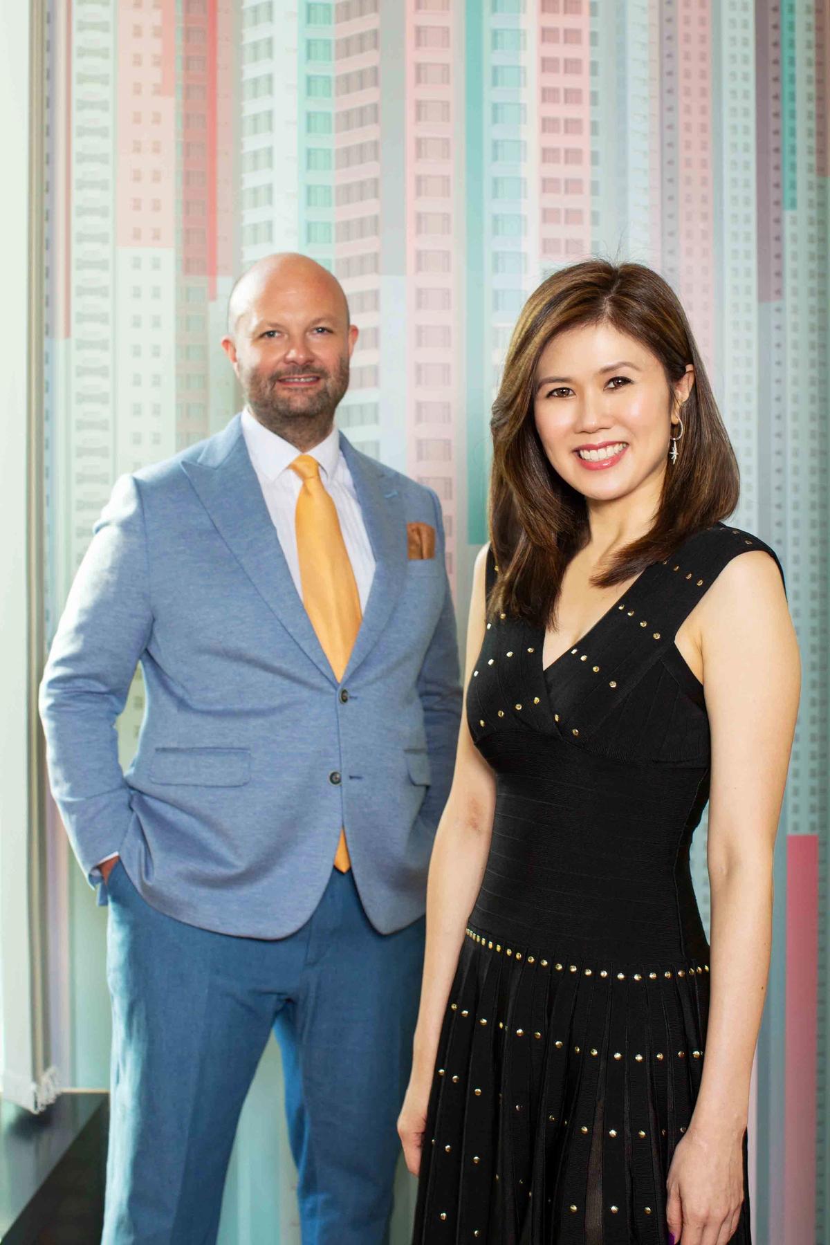 Magnus Renfrew and Shuyin Yang, Art SG fair director Courtesy of Art SG