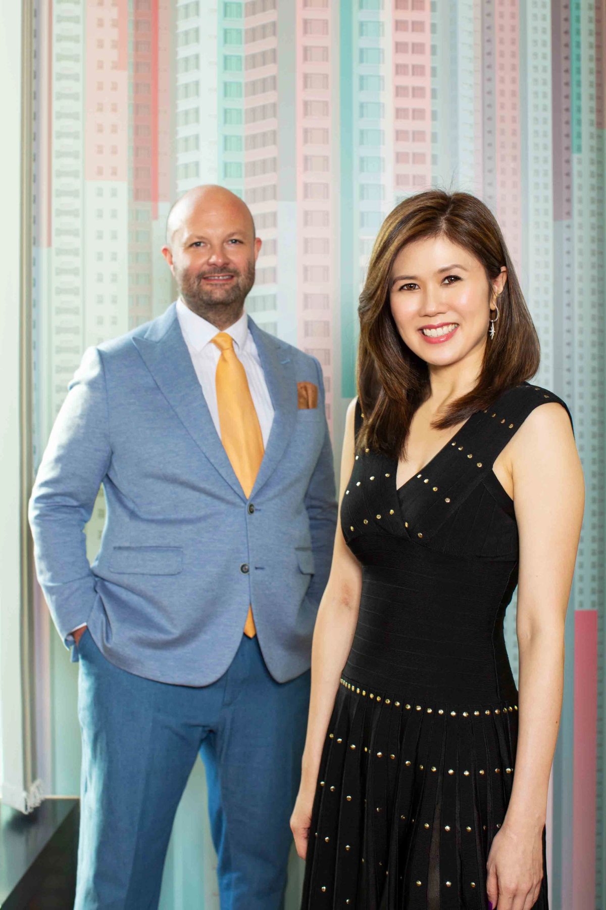 Magnus Renfrew and Shuyin Yang, Art SG fair director Courtesy of Art SG