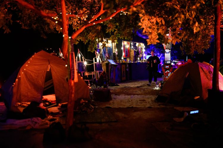Israeli music festival that Hamas attacked on 7 October is re-created
